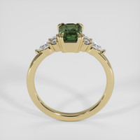 1.56 Ct. Green Sapphire Ring, 18K Yellow Gold 3