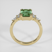 2.20 Ct. Green Sapphire Ring, 18K Yellow Gold 3