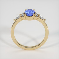 1.15 Ct. Blue Sapphire Ring, 18K Yellow Gold 3