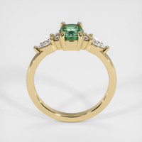 0.75 Ct. Green Sapphire Ring, 18K Yellow Gold 3