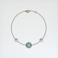 1.25 Ct.Tw. Gemstone Bracelet, 14K Rose Gold 3