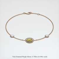 <span>1.07</span>&nbsp;<span class="tooltip-light">Ct.Tw.<span class="tooltiptext">Total Carat Weight</span></span> Gemstone Bracelet, 14K Rose Gold 2