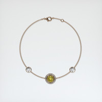 <span>1.23</span>&nbsp;<span class="tooltip-light">Ct.Tw.<span class="tooltiptext">Total Carat Weight</span></span> Gemstone Bracelet, 14K Rose Gold 3