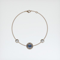 <span>1.23</span>&nbsp;<span class="tooltip-light">Ct.Tw.<span class="tooltiptext">Total Carat Weight</span></span> Gemstone Bracelet, 14K Rose Gold 3