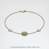 <span>1.03</span>&nbsp;<span class="tooltip-light">Ct.Tw.<span class="tooltiptext">Total Carat Weight</span></span> Gemstone Bracelet, 14K Rose Gold 2