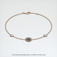 <span>0.58</span>&nbsp;<span class="tooltip-light">Ct.Tw.<span class="tooltiptext">Total Carat Weight</span></span> Gemstone Bracelet, 14K Rose Gold 2