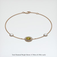 <span>1.01</span>&nbsp;<span class="tooltip-light">Ct.Tw.<span class="tooltiptext">Total Carat Weight</span></span> Gemstone Bracelet, 14K Rose Gold 2