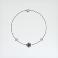 <span>0.58</span>&nbsp;<span class="tooltip-light">Ct.Tw.<span class="tooltiptext">Total Carat Weight</span></span> Gemstone Bracelet, 18K White Gold 3