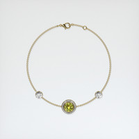 1.07 Ct.Tw. Gemstone Bracelet, 18K Yellow Gold 3