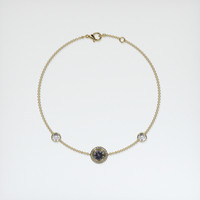 <span>0.58</span>&nbsp;<span class="tooltip-light">Ct.Tw.<span class="tooltiptext">Total Carat Weight</span></span> Gemstone Bracelet, 18K Yellow Gold 3