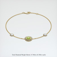 0.92 Ct.Tw. Gemstone Bracelet, 18K Yellow Gold 2