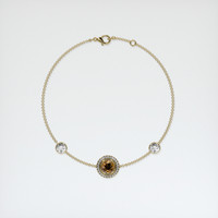 <span>1.02</span>&nbsp;<span class="tooltip-light">Ct.Tw.<span class="tooltiptext">Total Carat Weight</span></span> Gemstone Bracelet, 18K Yellow Gold 3