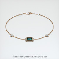 1.04 Ct.Tw. Gemstone Bracelet, 14K Rose Gold 2
