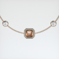 <span>1.15</span>&nbsp;<span class="tooltip-light">Ct.Tw.<span class="tooltiptext">Total Carat Weight</span></span> Gemstone Bracelet, 14K Rose Gold 1