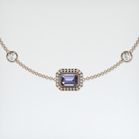 0.98 Ct.Tw. Gemstone Bracelet, 14K Rose Gold 1