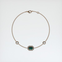 <span>1.03</span>&nbsp;<span class="tooltip-light">Ct.Tw.<span class="tooltiptext">Total Carat Weight</span></span> Gemstone Bracelet, 14K Rose Gold 3