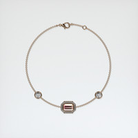 1.07 Ct.Tw. Gemstone Bracelet, 14K Rose Gold 3