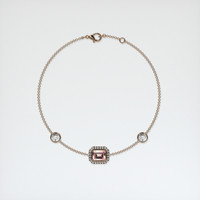 1.09 Ct.Tw. Gemstone Bracelet, 14K Rose Gold 3