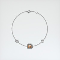 <span>1.15</span>&nbsp;<span class="tooltip-light">Ct.Tw.<span class="tooltiptext">Total Carat Weight</span></span> Gemstone Bracelet, 18K White Gold 3