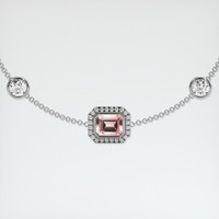 1.09 Ct.Tw. Gemstone Bracelet, 18K White Gold 1