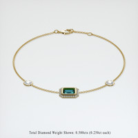 <span>1.04</span>&nbsp;<span class="tooltip-light">Ct.Tw.<span class="tooltiptext">Total Carat Weight</span></span> Gemstone Bracelet, 18K Yellow Gold 2