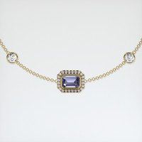 0.98 Ct.Tw. Gemstone Bracelet, 18K Yellow Gold 1