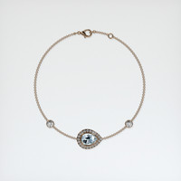 1.21 Ct.Tw. Gemstone Bracelet, 14K Rose Gold 3