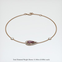 <span>1.07</span>&nbsp;<span class="tooltip-light">Ct.Tw.<span class="tooltiptext">Total Carat Weight</span></span> Gemstone Bracelet, 14K Rose Gold 2