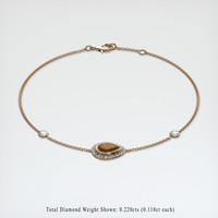 <span>1.07</span>&nbsp;<span class="tooltip-light">Ct.Tw.<span class="tooltiptext">Total Carat Weight</span></span> Gemstone Bracelet, 14K White Gold 2