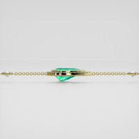 <span>1.67</span> <span class="tooltip-light">Ct.Tw.<span class="tooltiptext">Total Carat Weight</span></span> Emerald Bracelet, 18K Yellow Gold 4