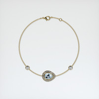1.21 Ct.Tw. Gemstone Bracelet, 18K Yellow Gold 3
