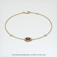 <span>1.05</span>&nbsp;<span class="tooltip-light">Ct.Tw.<span class="tooltiptext">Total Carat Weight</span></span> Gemstone Bracelet, 18K Yellow Gold 2