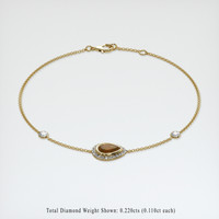 <span>1.07</span>&nbsp;<span class="tooltip-light">Ct.Tw.<span class="tooltiptext">Total Carat Weight</span></span> Gemstone Bracelet, 18K Yellow Gold 2