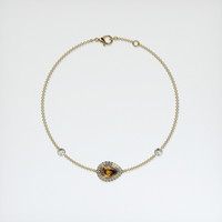 <span>1.07</span>&nbsp;<span class="tooltip-light">Ct.Tw.<span class="tooltiptext">Total Carat Weight</span></span> Gemstone Bracelet, 18K Yellow Gold 3