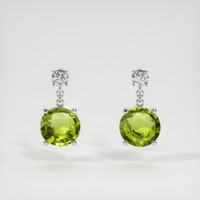 <span>2.02</span>&nbsp;<span class="tooltip-light">Ct.Tw.<span class="tooltiptext">Total Carat Weight</span></span> Gemstone Earrings, Platinum 950 1