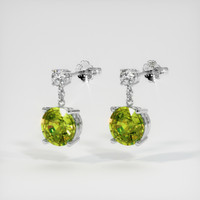 <span>2.02</span>&nbsp;<span class="tooltip-light">Ct.Tw.<span class="tooltiptext">Total Carat Weight</span></span> Gemstone Earrings, Platinum 950 3