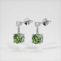 <span>1.35</span>&nbsp;<span class="tooltip-light">Ct.Tw.<span class="tooltiptext">Total Carat Weight</span></span> Gemstone Earrings, Platinum 950 3