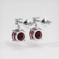 4.53 Ct.Tw. Gemstone Earrings, Platinum 950 4