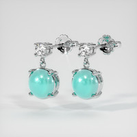 1.90 Ct.Tw. Gemstone Earrings, Platinum 950 3