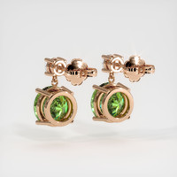 5.53 Ct.Tw. Gemstone Earrings, 14K Rose Gold 4