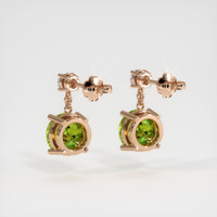 <span>2.02</span>&nbsp;<span class="tooltip-light">Ct.Tw.<span class="tooltiptext">Total Carat Weight</span></span> Gemstone Earrings, 14K Rose Gold 4