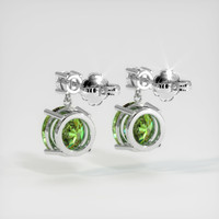 5.53 Ct.Tw. Gemstone Earrings, 18K White Gold 4