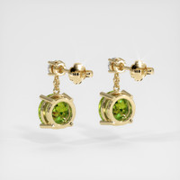 <span>2.02</span>&nbsp;<span class="tooltip-light">Ct.Tw.<span class="tooltiptext">Total Carat Weight</span></span> Gemstone Earrings, 14K Yellow Gold 4