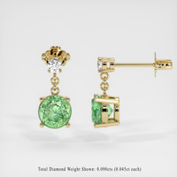 <span>1.76</span>&nbsp;<span class="tooltip-light">Ct.Tw.<span class="tooltiptext">Total Carat Weight</span></span> Gemstone Earrings, 14K Yellow Gold 2