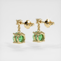 <span>0.89</span>&nbsp;<span class="tooltip-light">Ct.Tw.<span class="tooltiptext">Total Carat Weight</span></span> Gemstone Earrings, 14K Yellow Gold 4