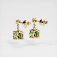 <span>1.35</span>&nbsp;<span class="tooltip-light">Ct.Tw.<span class="tooltiptext">Total Carat Weight</span></span> Gemstone Earrings, 14K Yellow Gold 4