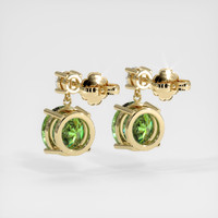 <span>5.53</span>&nbsp;<span class="tooltip-light">Ct.Tw.<span class="tooltiptext">Total Carat Weight</span></span> Gemstone Earrings, 18K Yellow Gold 4