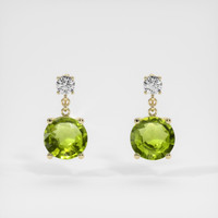 <span>2.02</span>&nbsp;<span class="tooltip-light">Ct.Tw.<span class="tooltiptext">Total Carat Weight</span></span> Gemstone Earrings, 18K Yellow Gold 1