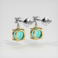 <span>1.00</span>&nbsp;<span class="tooltip-light">Ct.Tw.<span class="tooltiptext">Total Carat Weight</span></span> Gemstone Earrings, 14K Yellow & White 4