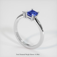 0.99 Ct. Sapphire Ring, Platinum 950 2